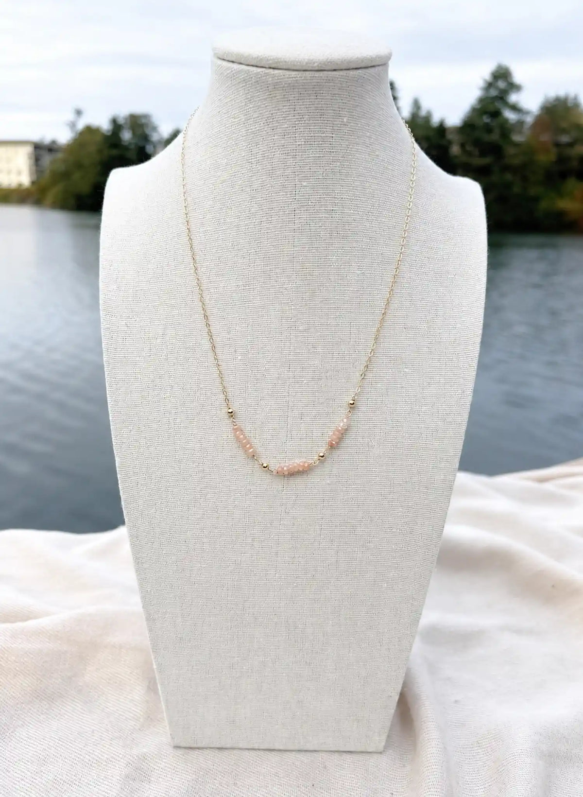 Moonstone Centerpiece Necklace
