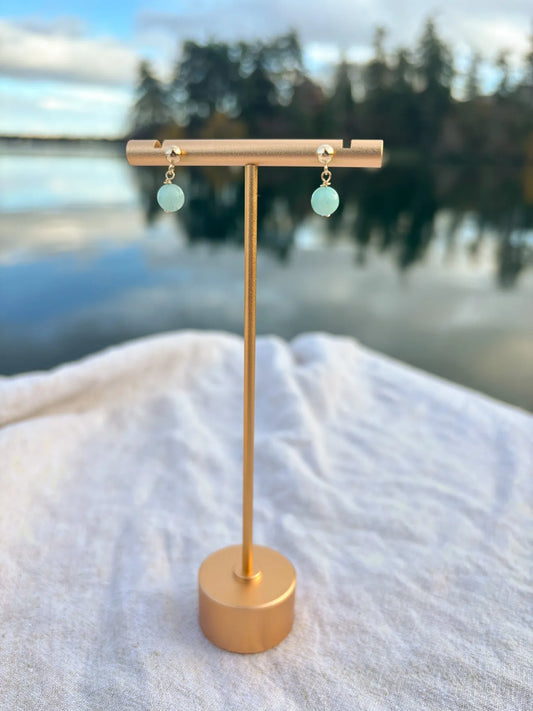 Amazonite Drop Earrings