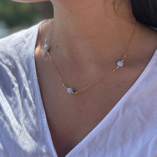 Aurora Agate Necklace