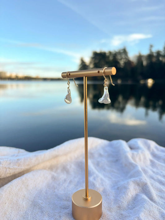 Baroque Freshwater Pearl Petal Drop