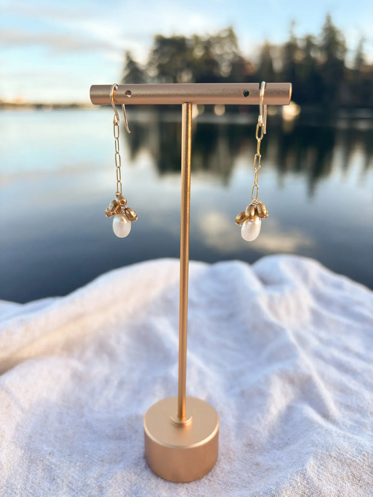 Freshwater Pearl Drop Earrings
