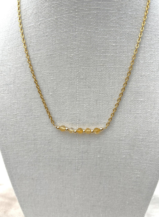 Luna Citrine Necklace