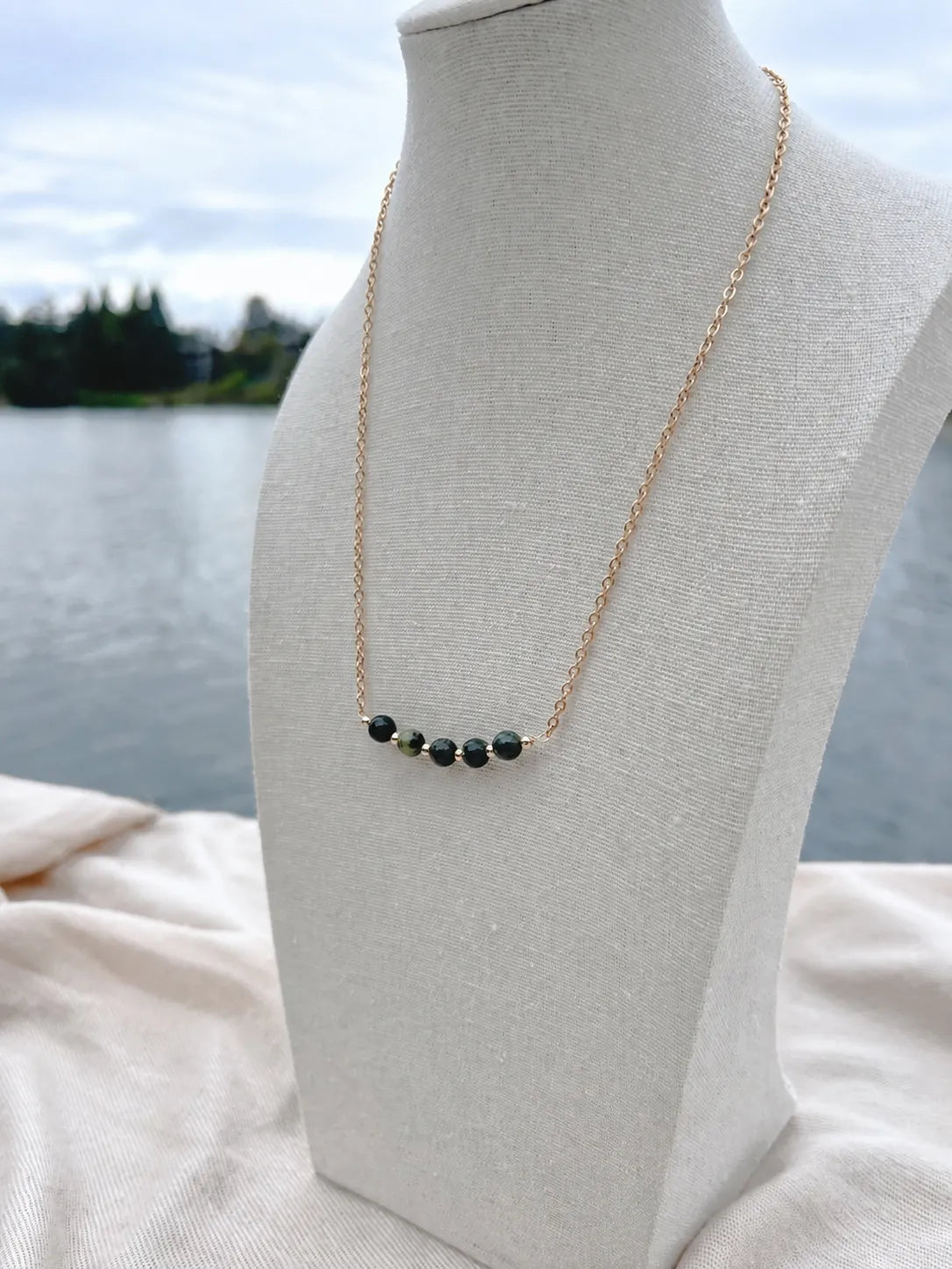Luna BC Nephrite Jade Necklace