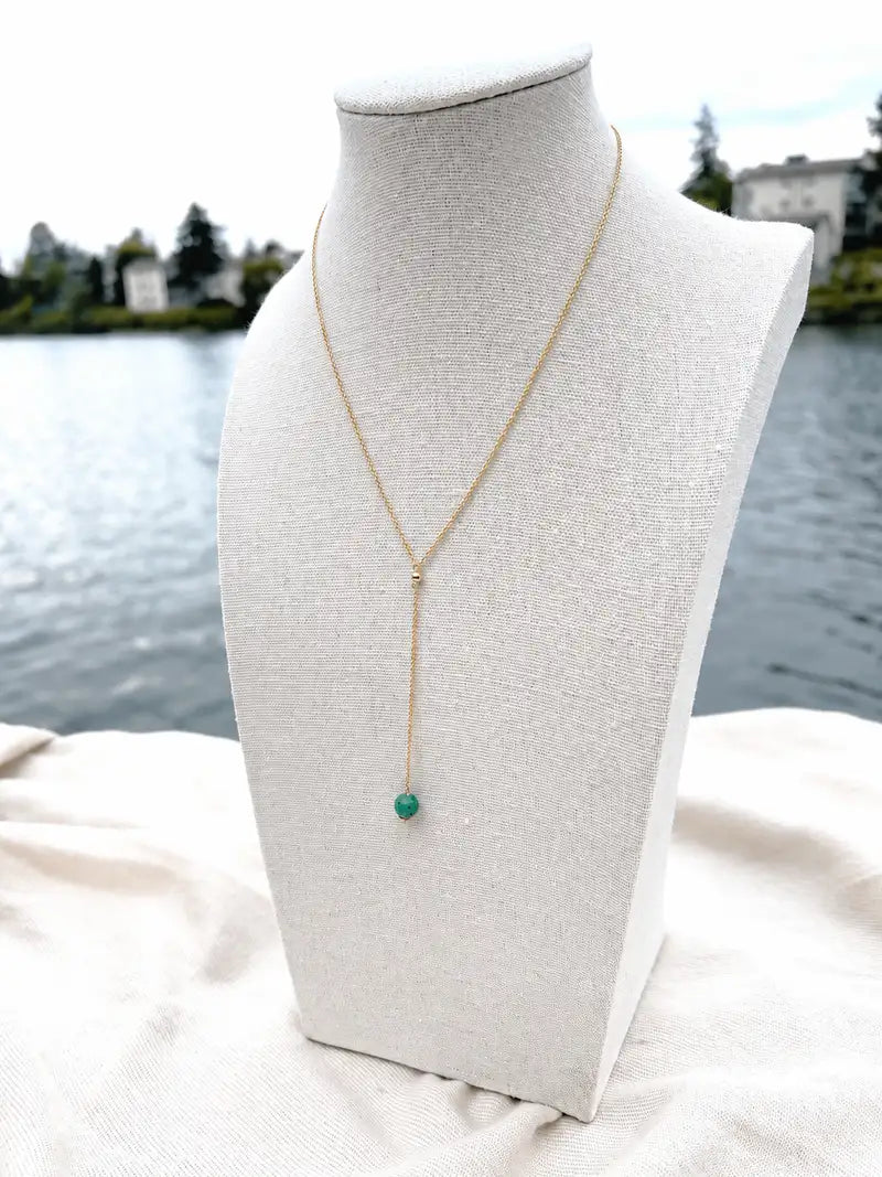 Turquoise Drop Necklace