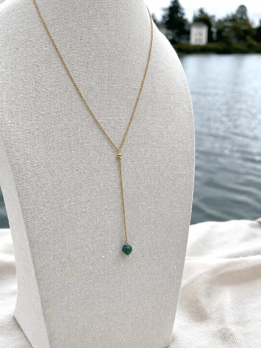 Turquoise Drop Necklace