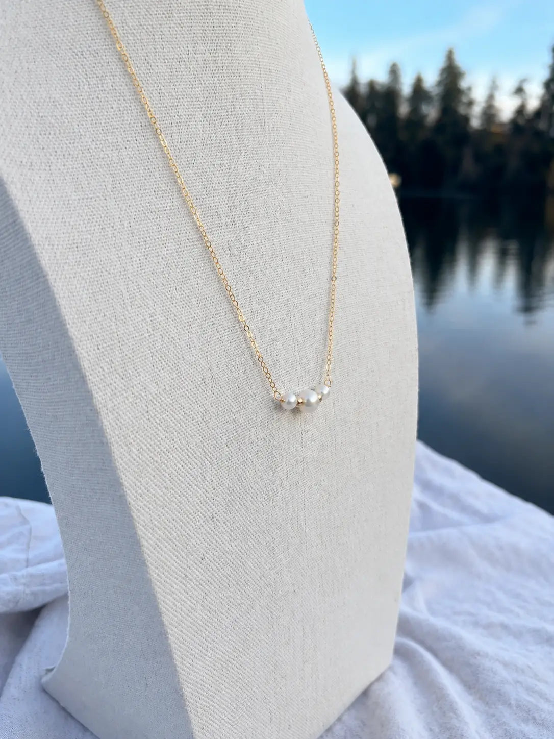 Luna Freshwater Pearl Necklace