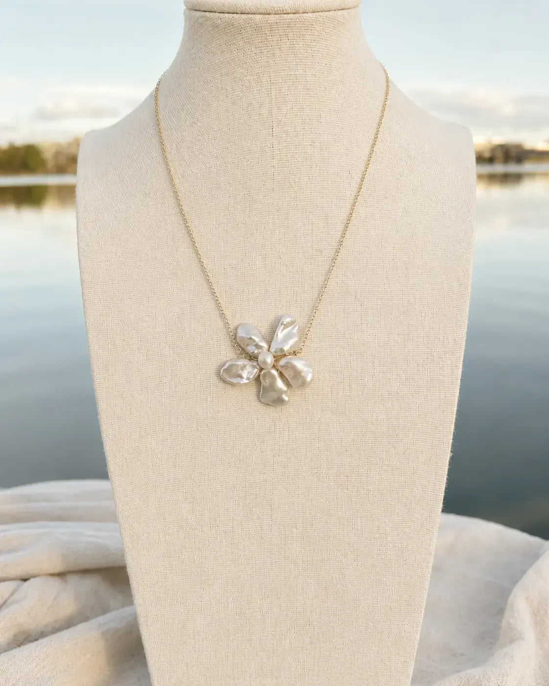 Flora Baroque Freshwater Pearl Necklace