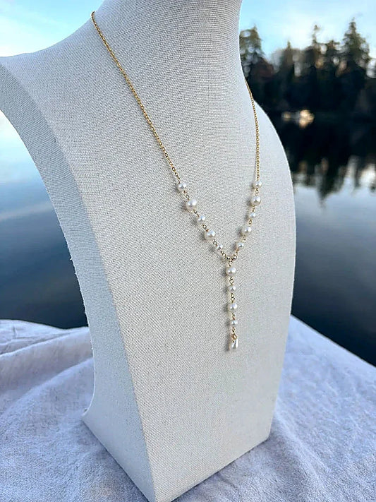 Freshwater Pearl Y Necklace