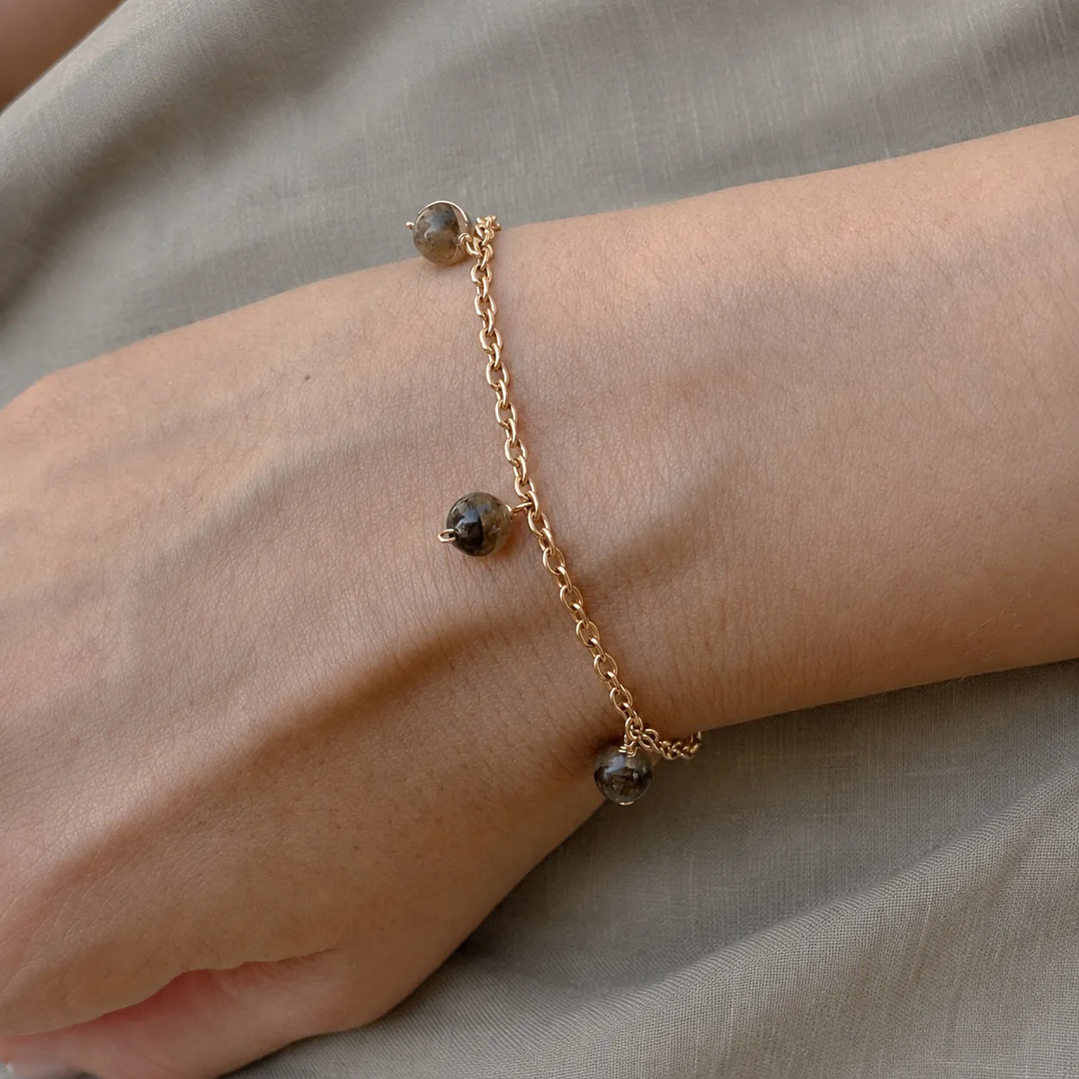 Solara Labradorite Bracelet