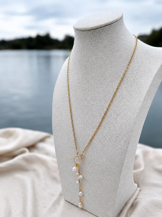 Lariat Freshwater Pearl Necklace