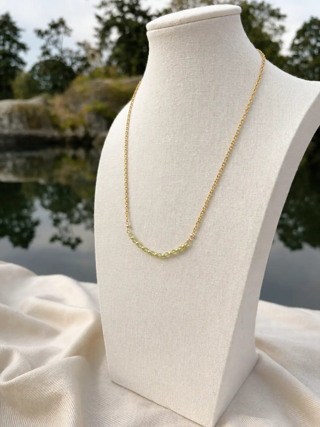 Luna Peridot Necklace
