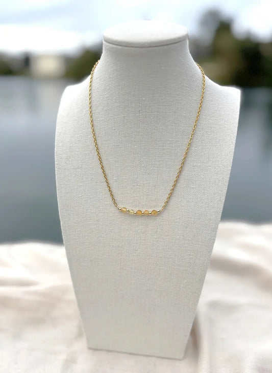 Luna Citrine Necklace