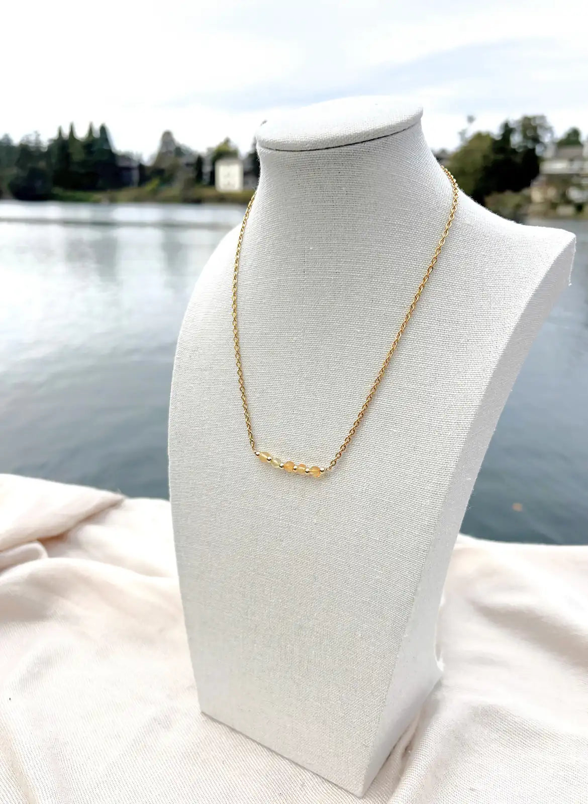 Luna Citrine Necklace