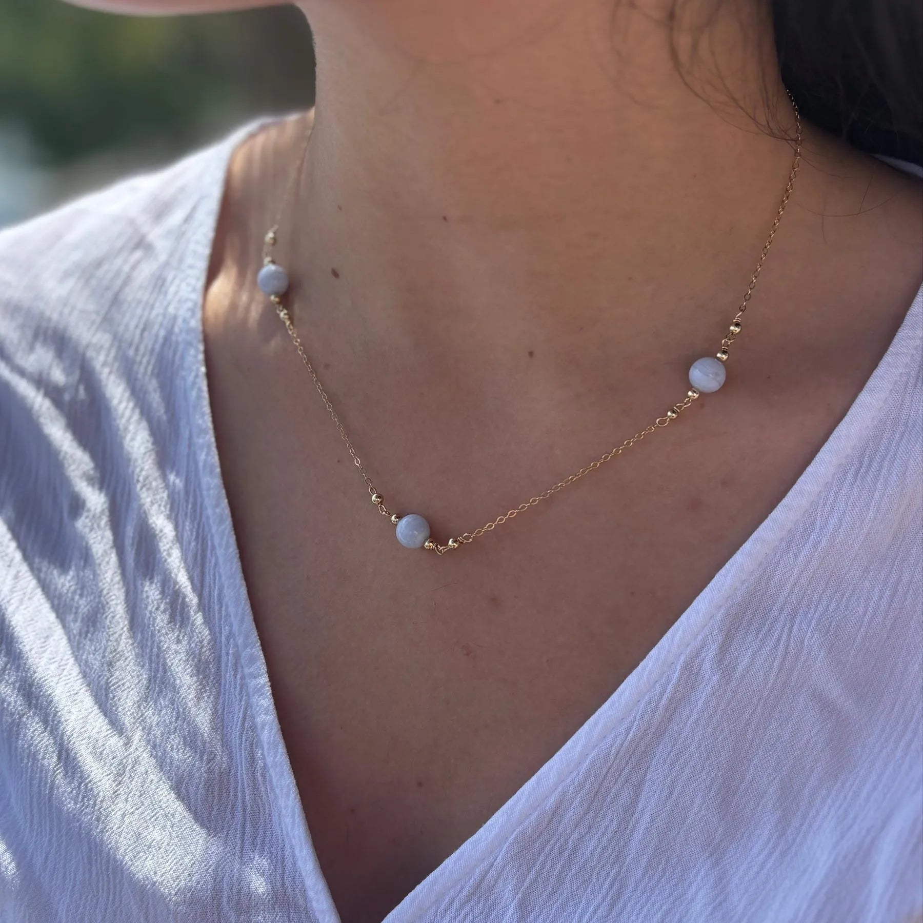 Aurora Agate Necklace