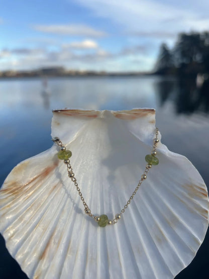 Aurora Peridot Bracelet