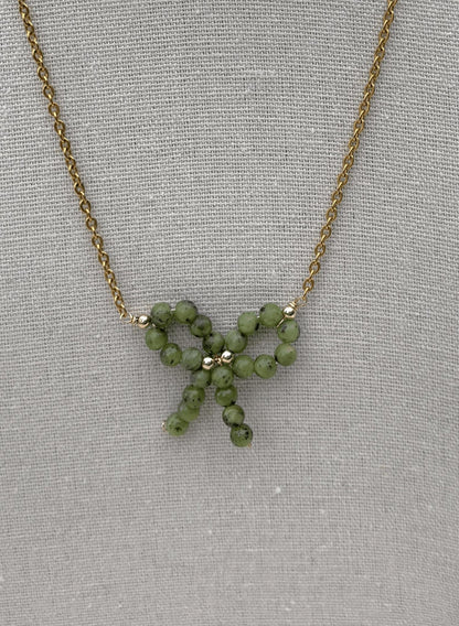 BC Nephrite Jade Centerpiece Necklace