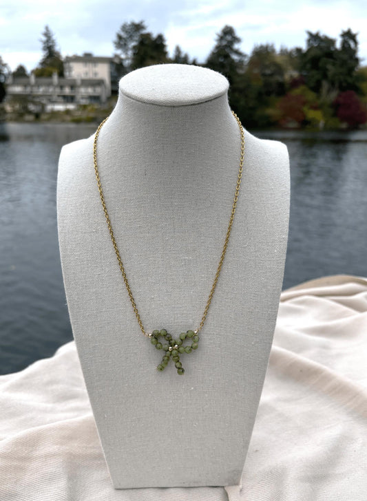 BC Nephrite Jade Centerpiece Necklace