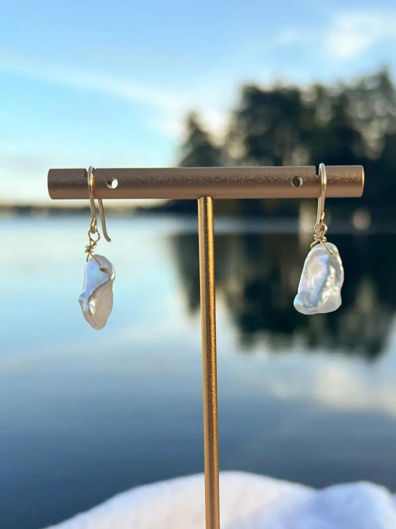 Baroque Freshwater Pearl Petal Drop