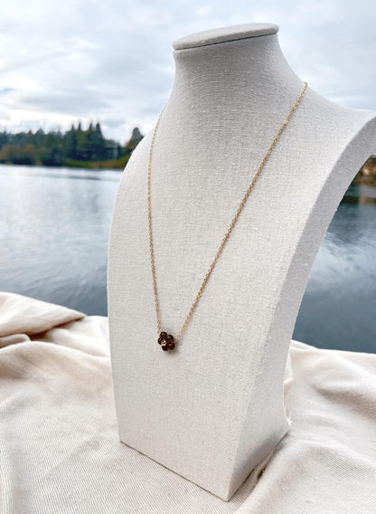 Flora Garnet Necklace