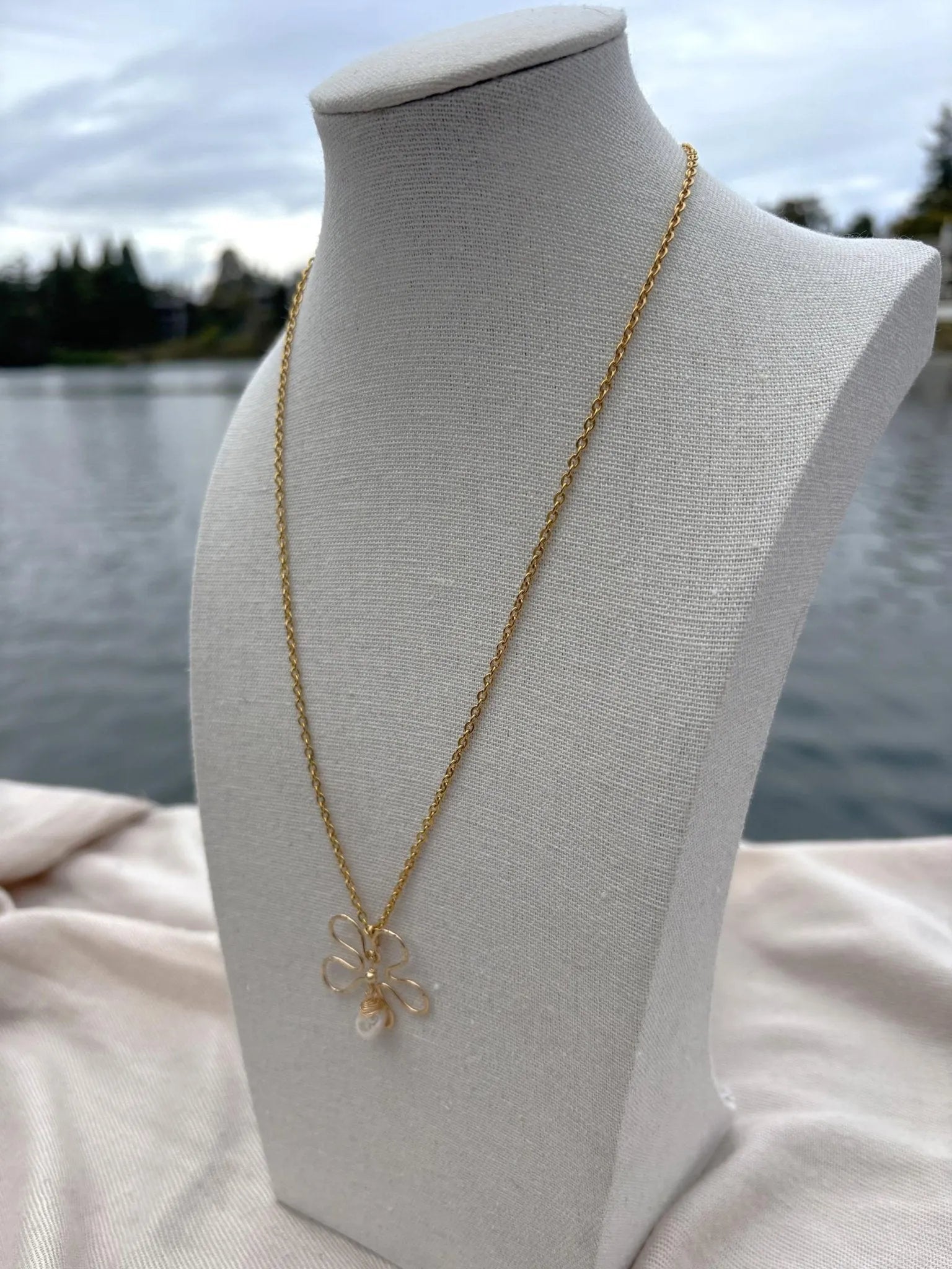 Flora Gold Necklace