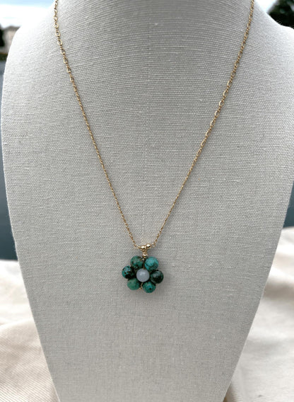 Flora Turquoise Necklace
