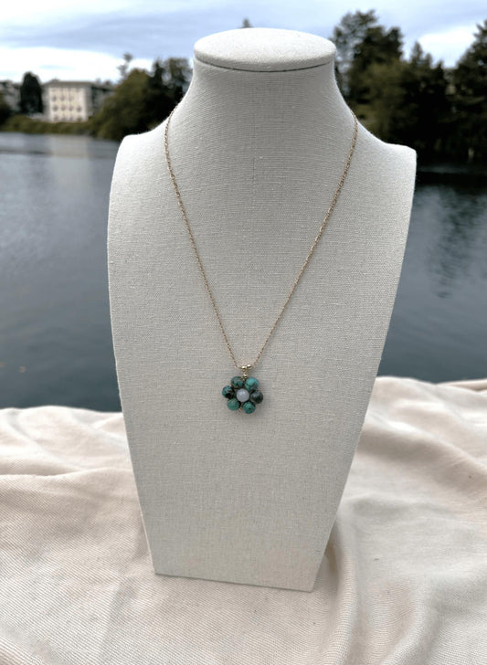 Flora Turquoise Necklace