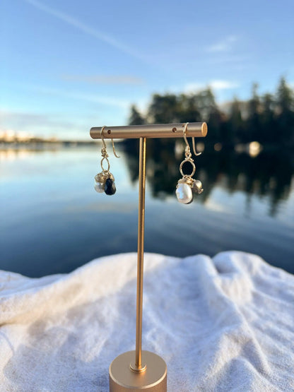 Freshwater Pearl Cluster Drops