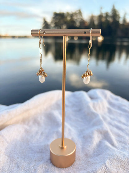 Freshwater Pearl Drop Earrings