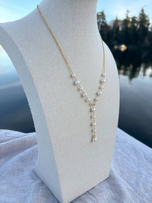 Freshwater Pearl Y Necklace