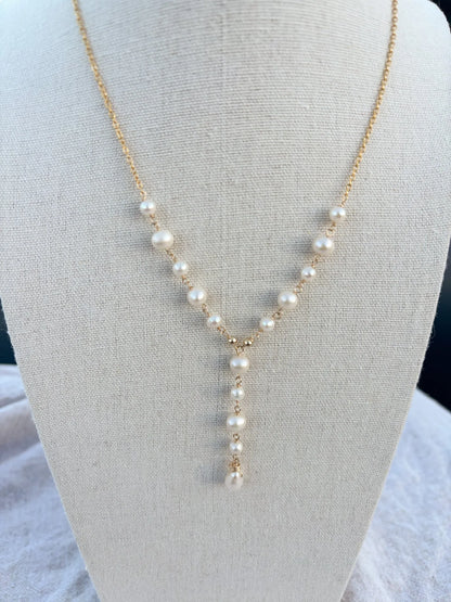 Freshwater Pearl Y Necklace