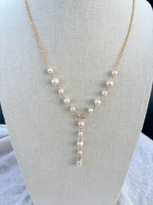 Freshwater Pearl Y Necklace