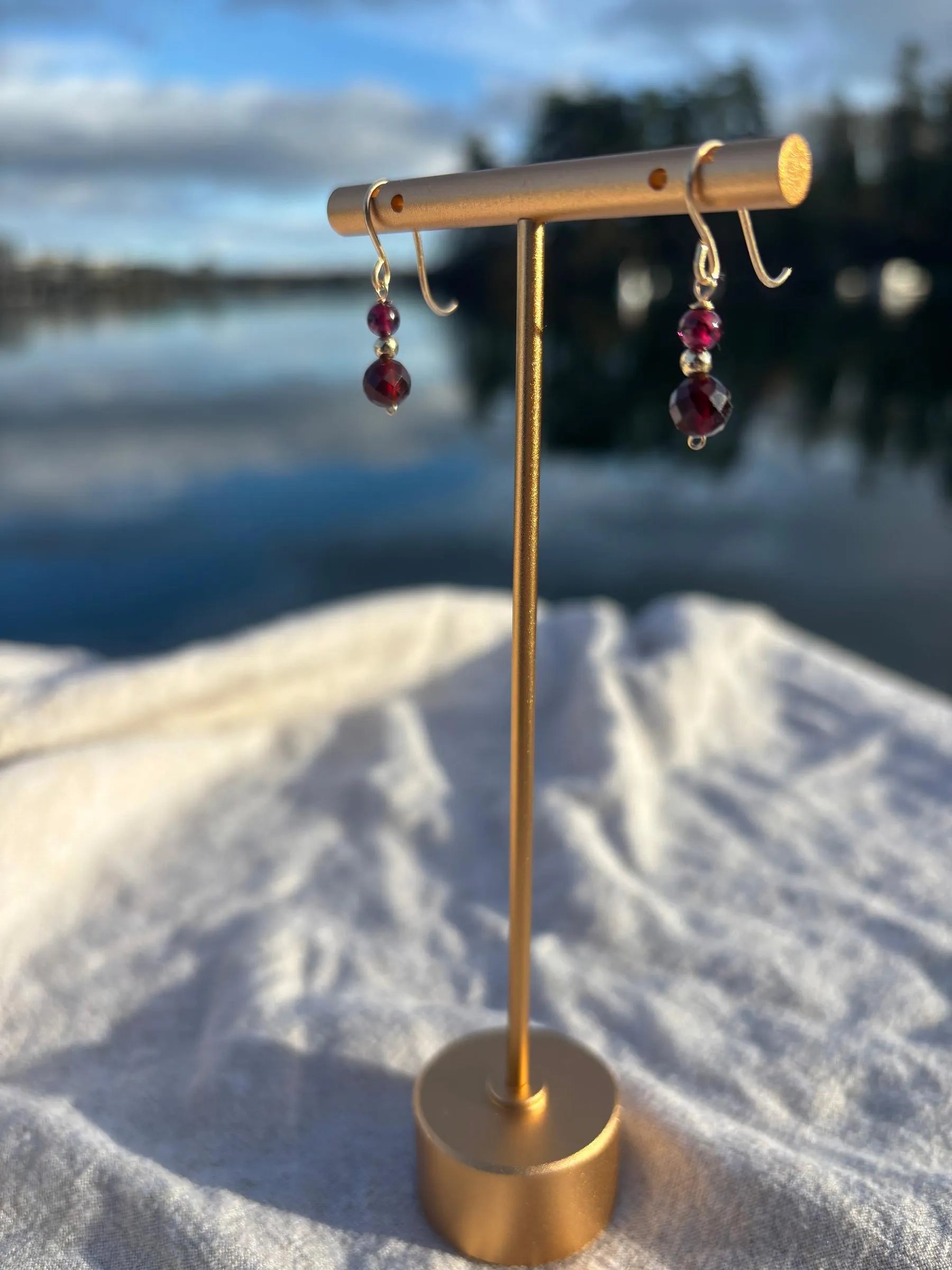 Garnet Earrings