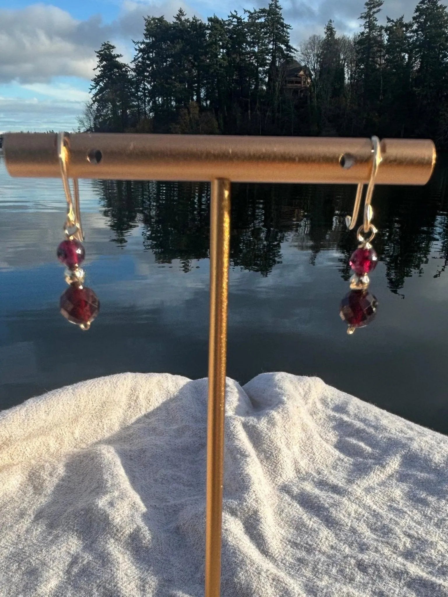 Garnet Earrings