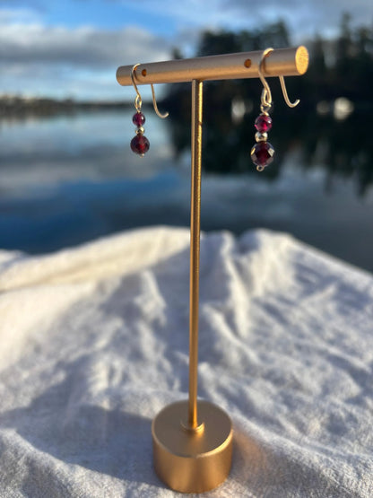Garnet Earrings