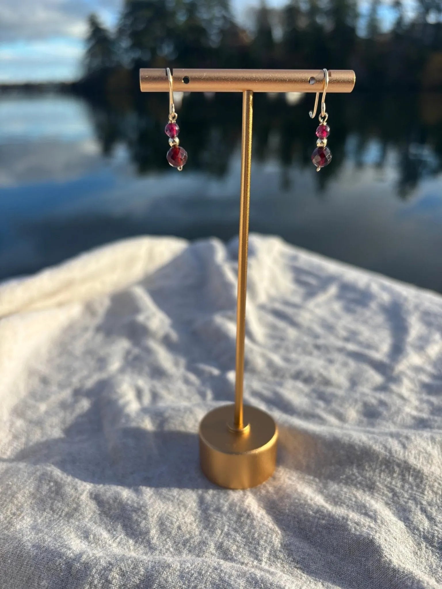 Garnet Earrings