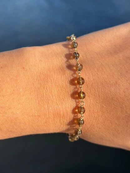 Isla Smokey Quartz Bracelet