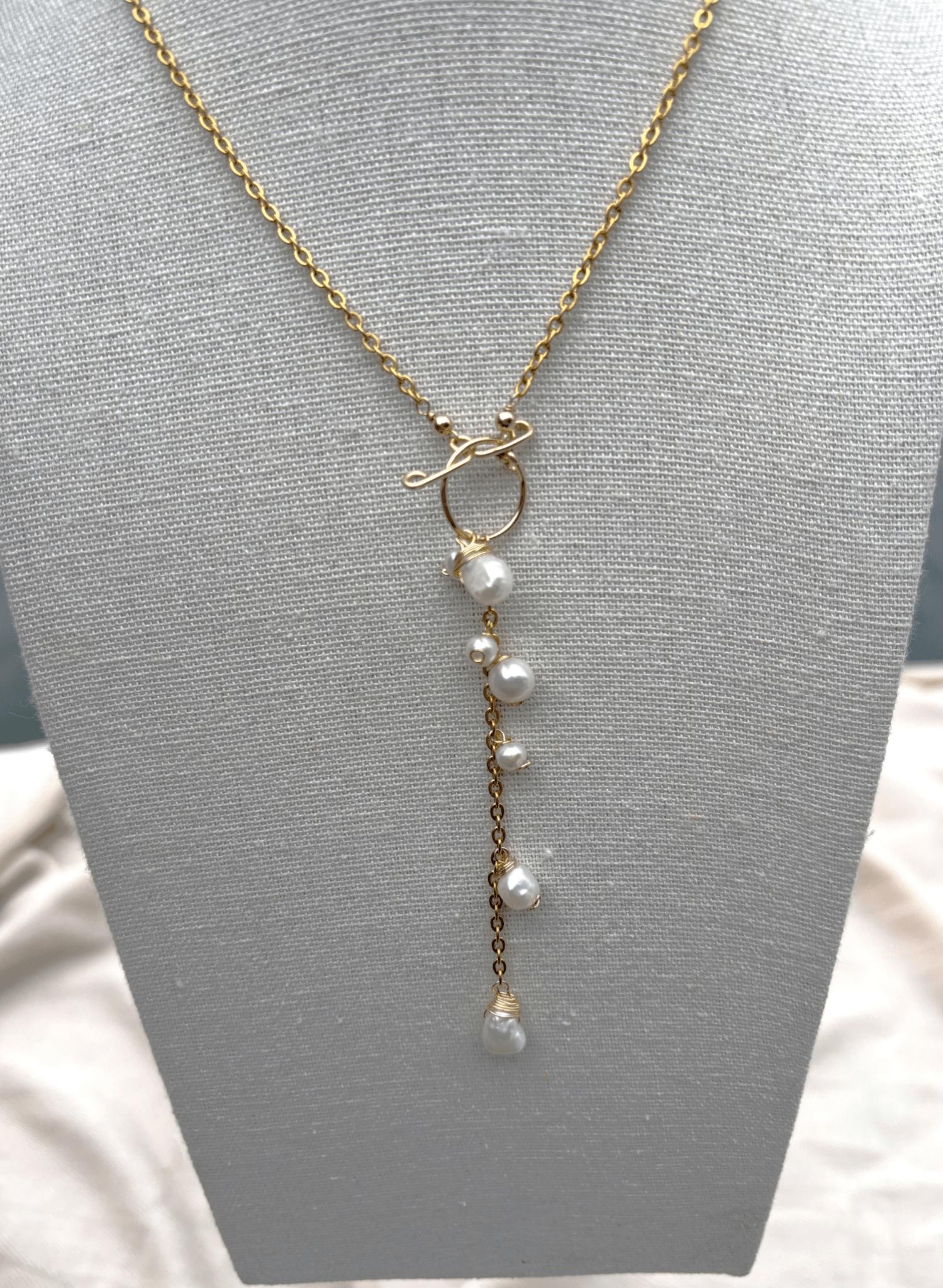 Lariat Freshwater Pearl Necklace