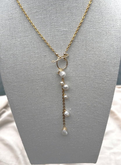 Lariat Freshwater Pearl Necklace