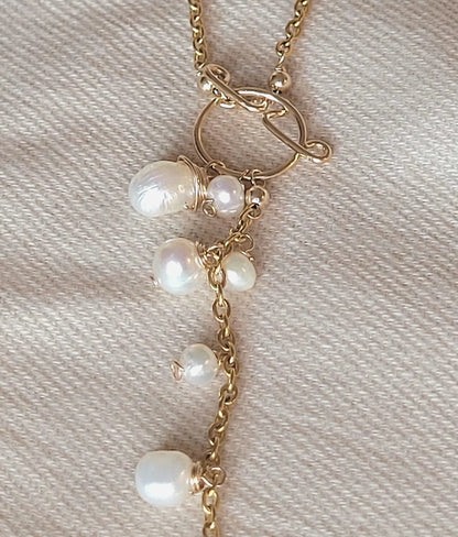 Lariat Freshwater Pearl Necklace