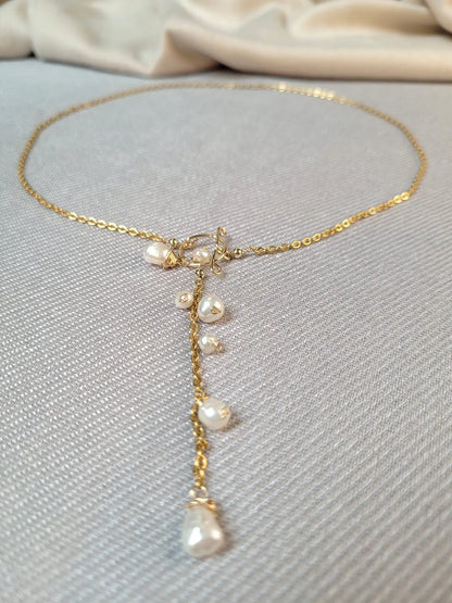 Lariat Freshwater Pearl Necklace