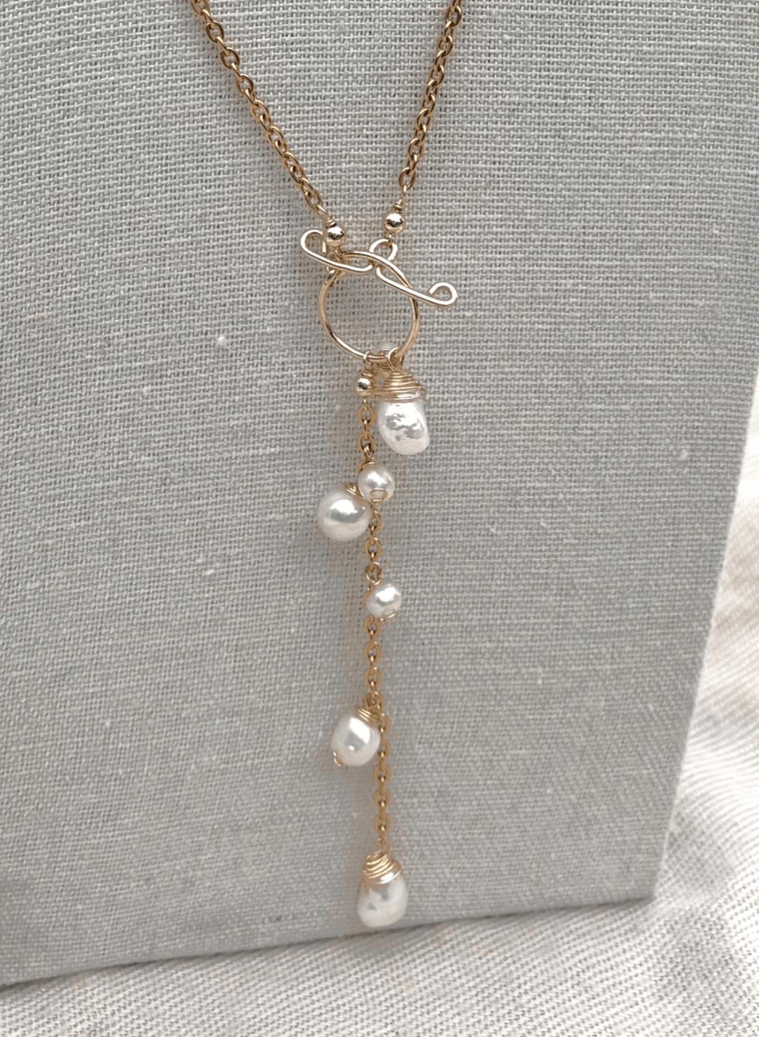 Lariat Freshwater Pearl Necklace