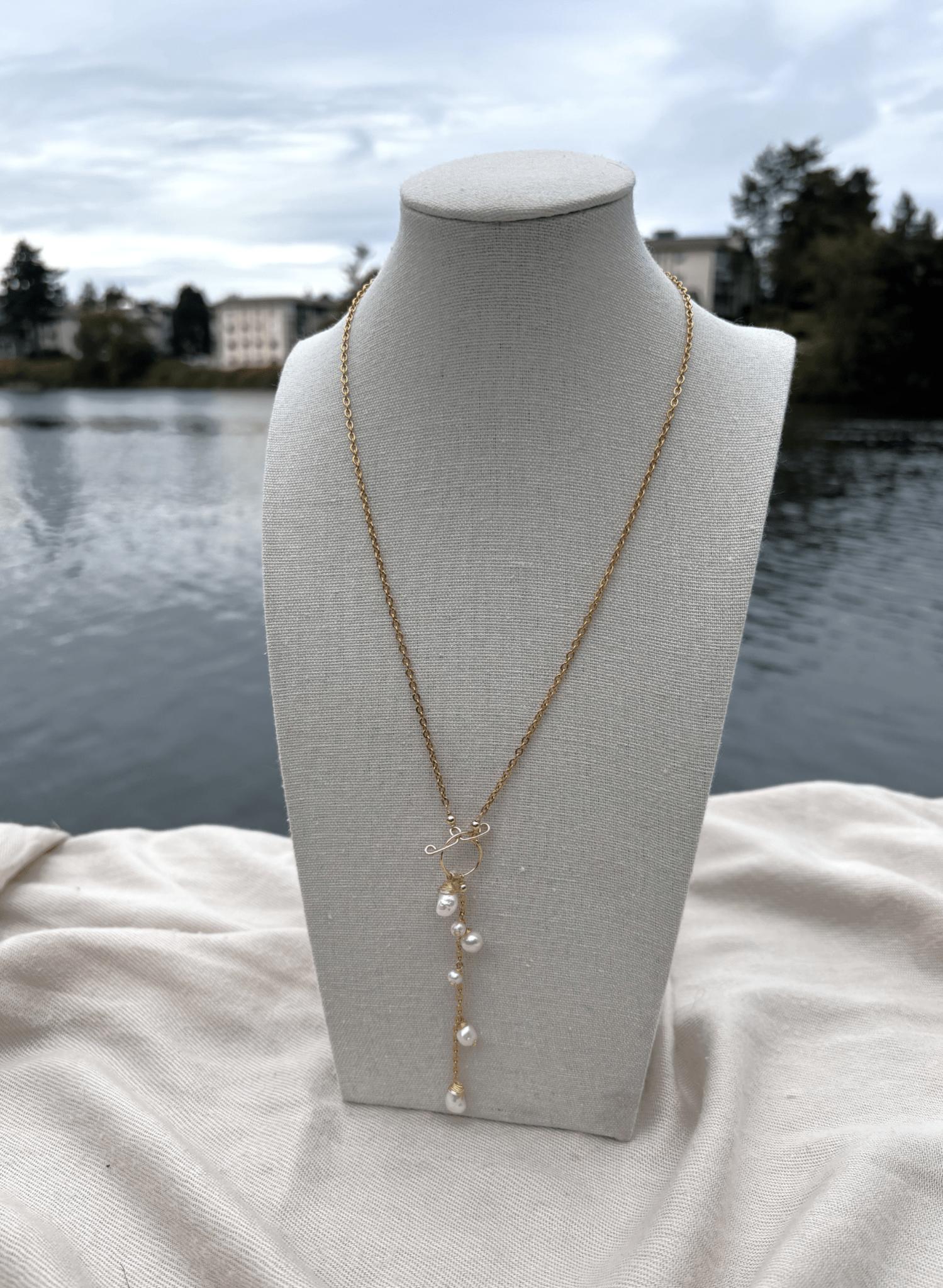 Lariat Freshwater Pearl Necklace