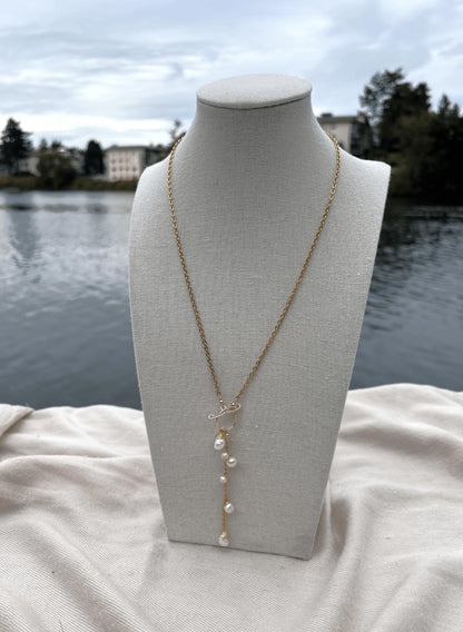 Lariat Freshwater Pearl Necklace