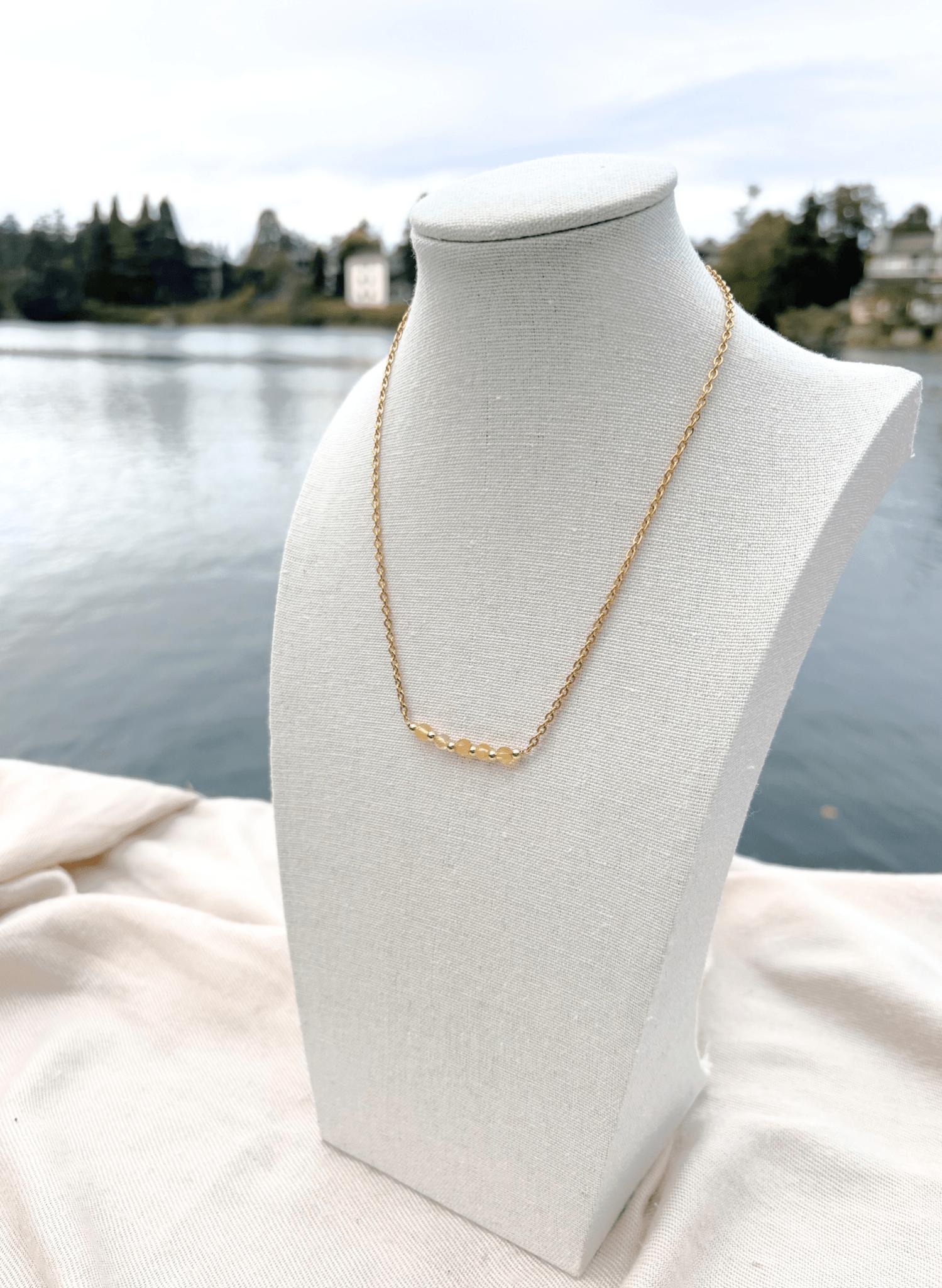 Luna Citrine Necklace