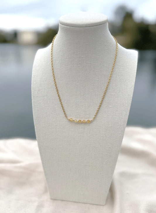 Luna Citrine Necklace
