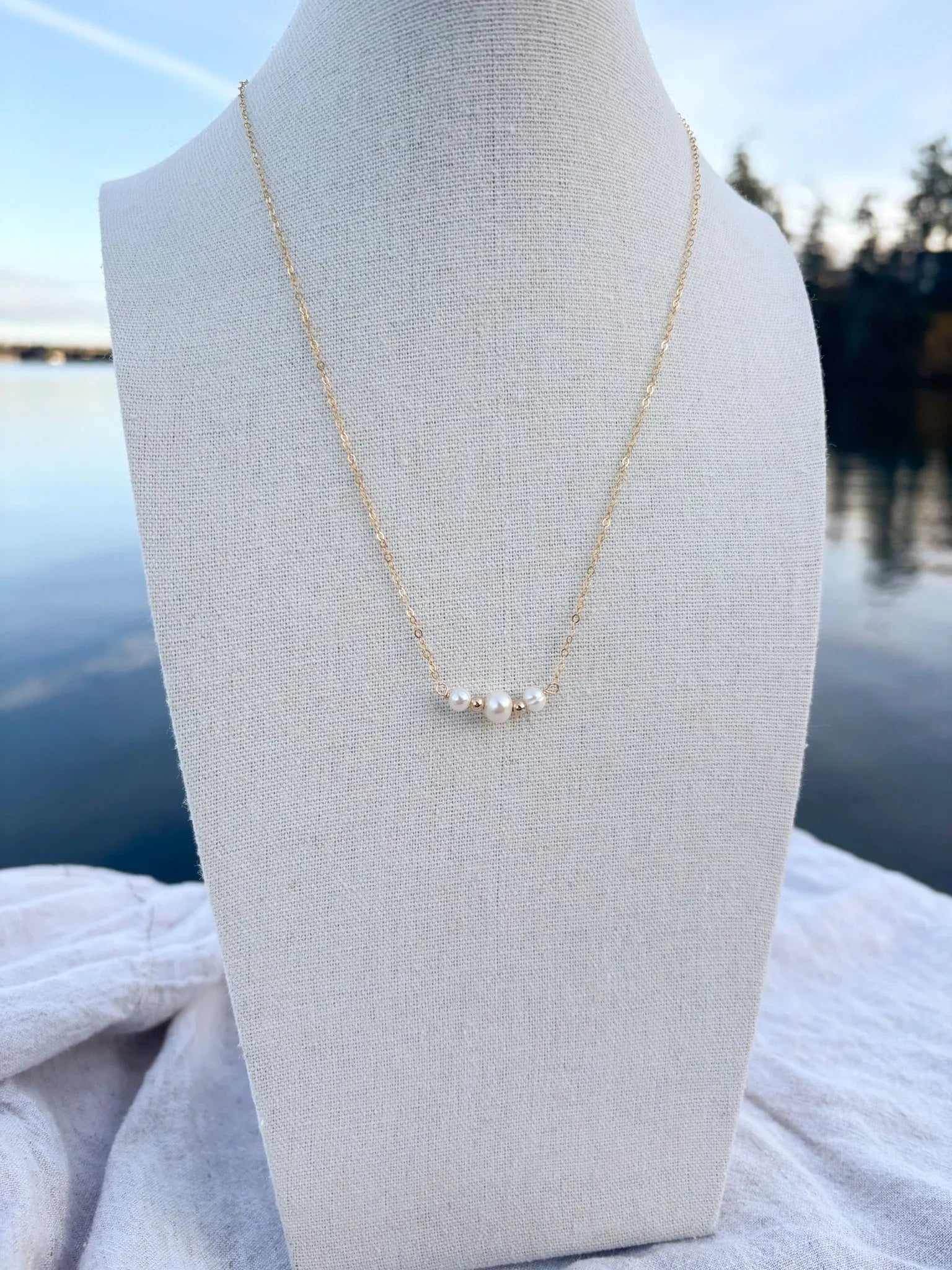 Luna Freshwater Pearl Necklace