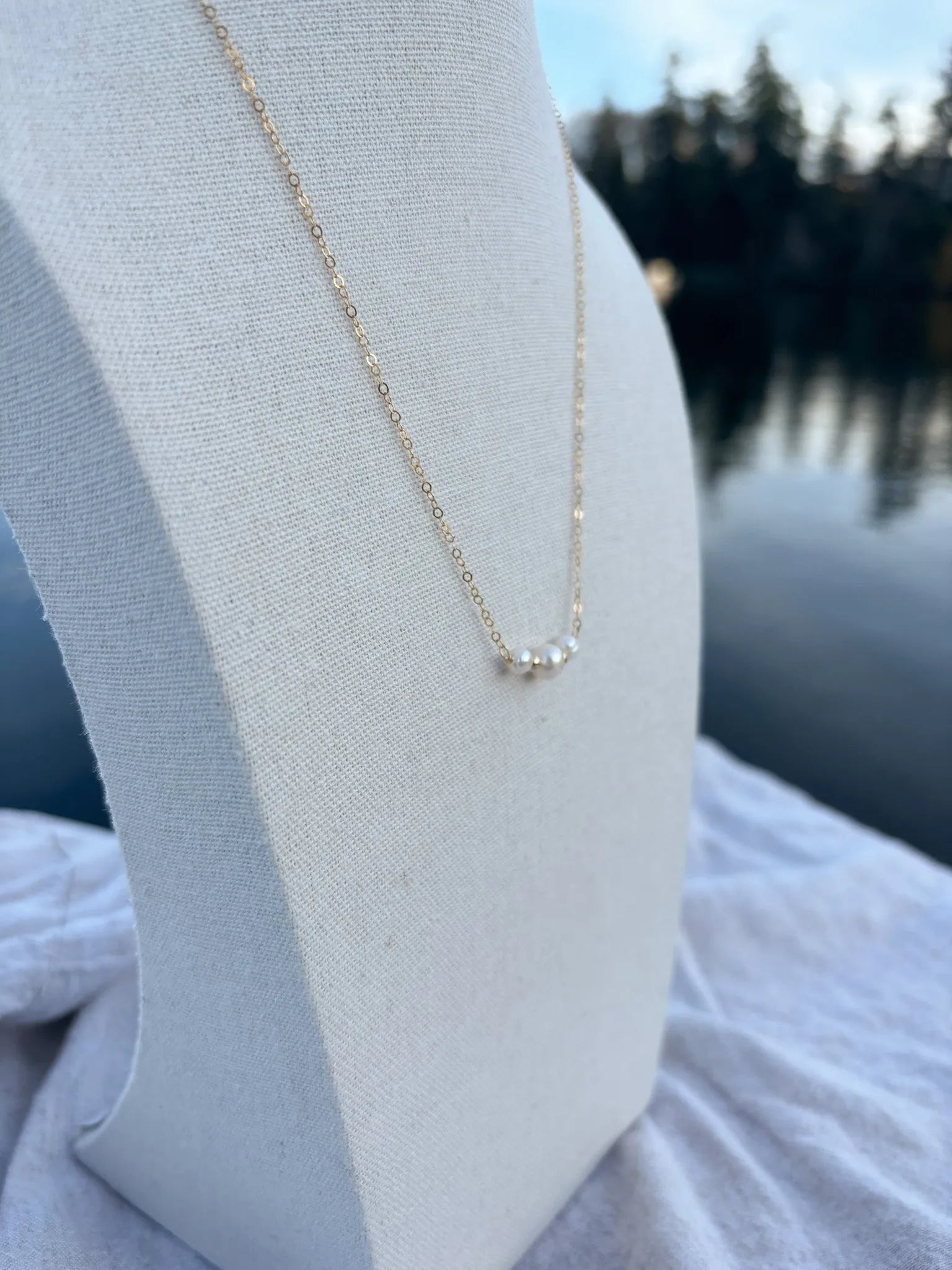 Luna Freshwater Pearl Necklace