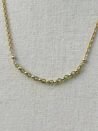 Luna Peridot Necklace