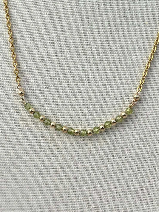 Luna Peridot Necklace