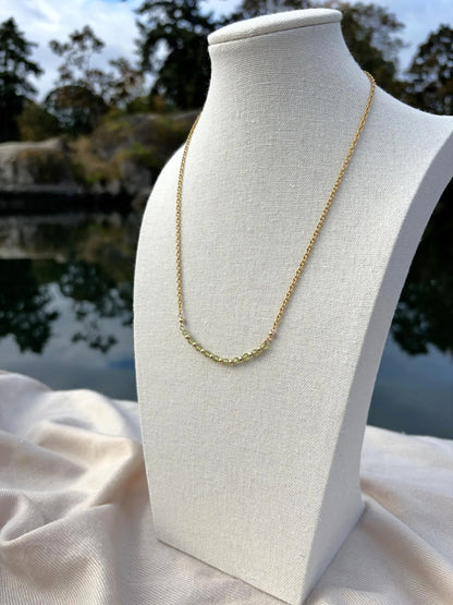 Luna Peridot Necklace